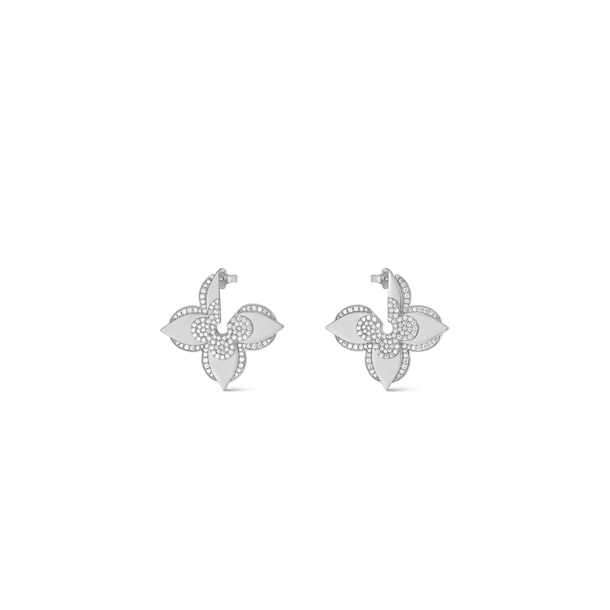 LOUIS VUITTON LV MEDAILLON EARRINGS M01994